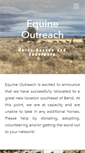 Mobile Screenshot of equineoutreach.com